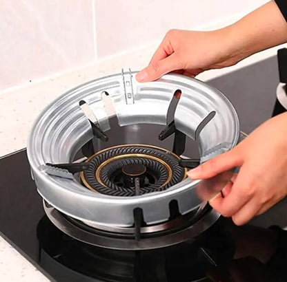 AuraBurn™ Windproof Gas Saver & Energy-Efficient Burner Stand (Pack of 2)